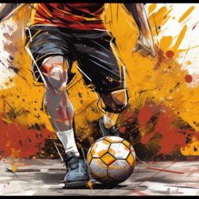 HANSA Schreibunterlage 50x34cm 41-6000.081 Fussball