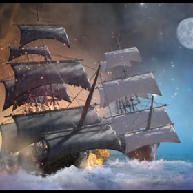 HANSA Schreibunterlage 50x34cm 41-6000.083 Schiff