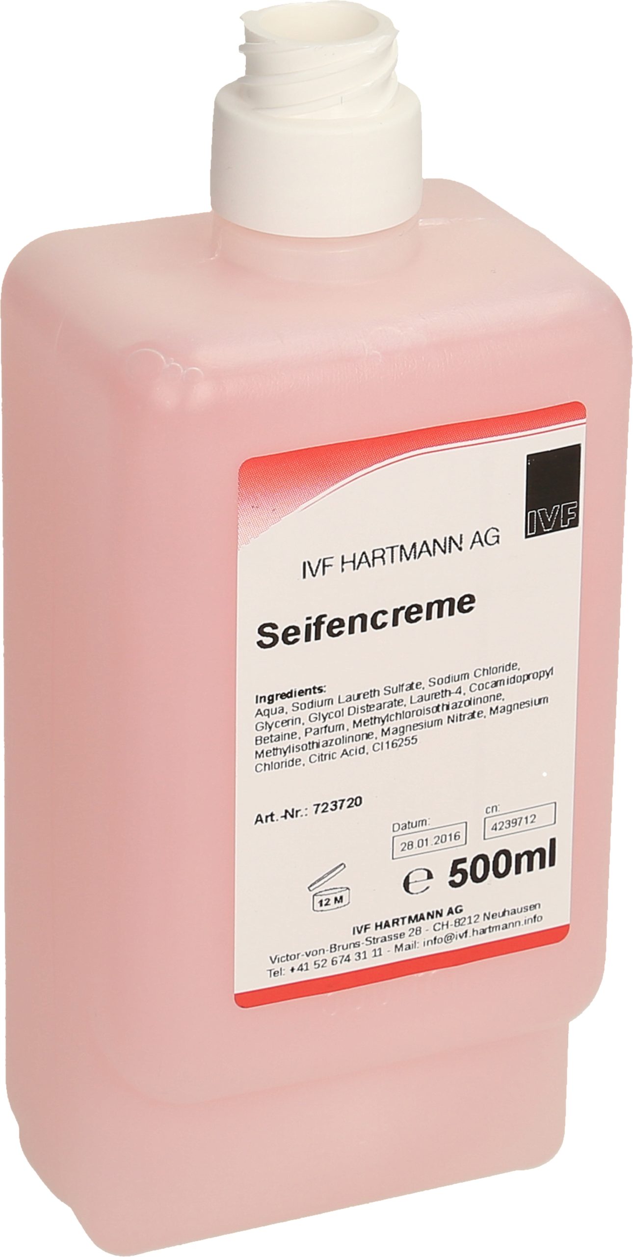 HARTMANN-7237204-4260038116562 HARTMANN Flüssigseife 500ml 7237204 rosa, extramild CW – Hochwertig & günstig bei ShopDeca