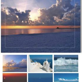 HASCHEMI Doppelkarten-Box 823 823 MEER & KÜSTE