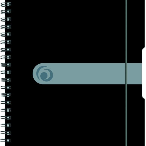 HERLITZ Collegeblock A4 11293073 Easy orga 5mm kar. schwarz