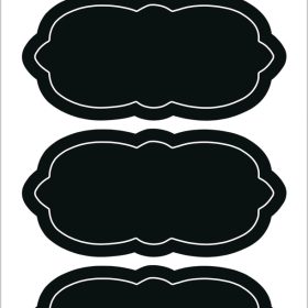 HERMA Sticker Home Wolke 15414 schwarz 6 Stück/2 Blatt