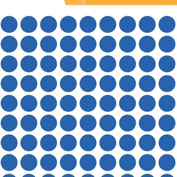 HERMA Etiketten rund 8mm 1833 dunkelblau 540 Stück