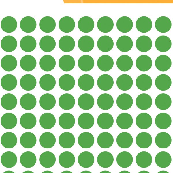 HERMA Etiketten rund 8mm 1835 dunkelgrün 540 Stück