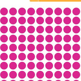 HERMA Etiketten rund 8mm 1836 pink 540 Stück