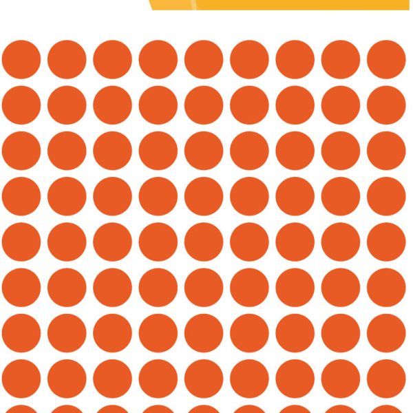 HERMA Markierungspunkte 8mm 1842 rot 540 Stück