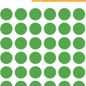 HERMA Markierungspunkte 12mm 1855 dunkelgrün 240 Stück