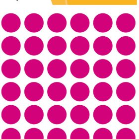 HERMA Markierungspunkte 13mm 1856 pink 240 Stück