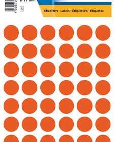 HERMA Markierungspunkte 13mm 1862 rot 240 Stück