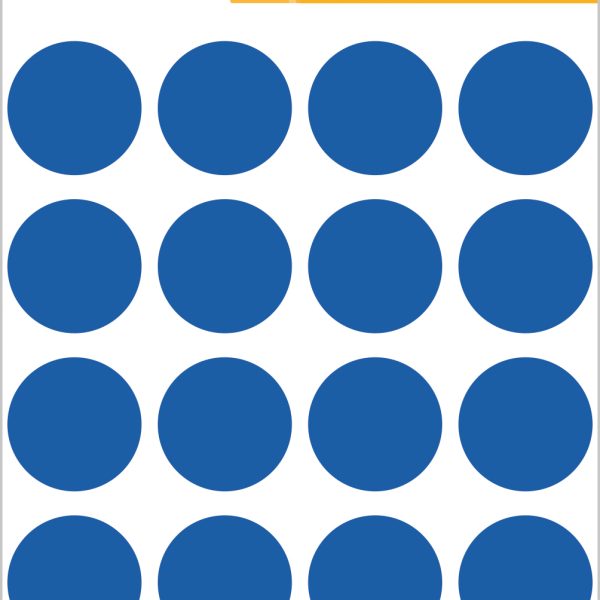 HERMA Etiketten rund 19mm 1883 dunkelblau 100 Stück