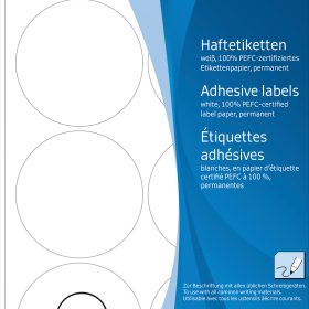 HERMA Etiketten rund 50mm 2280 weiss 192 Stück