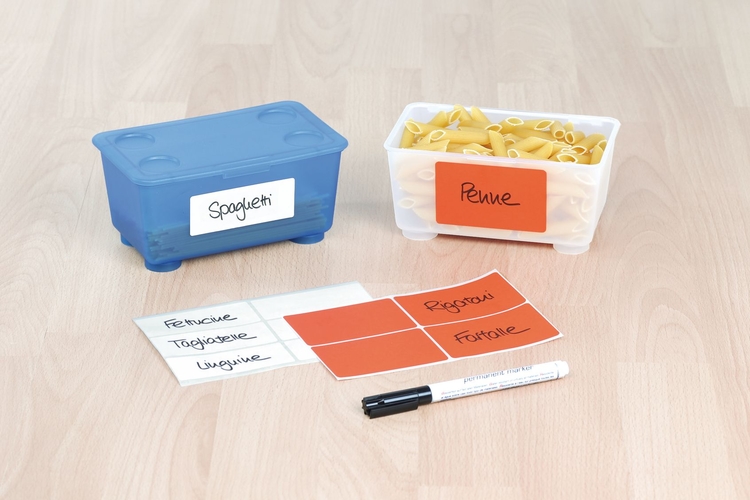 HERMA-2370-4008705023702 HERMA Universal-Etiketten 13x50mm 2370 weiss 672 Stück/32 Blatt – Bild 1