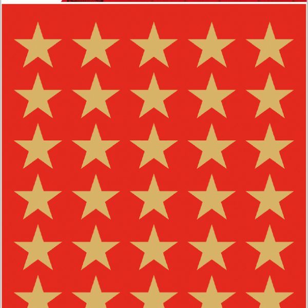 HERMA Sticker Sterne 13mm 3412 gold 120 Stück/3 Blatt