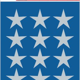 HERMA Sticker Sterne 22mm 3419 silber 45 Stück/3 Blatt