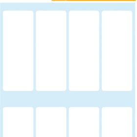 HERMA Etiketten 20x50mm 3749 weiss 56 Stück