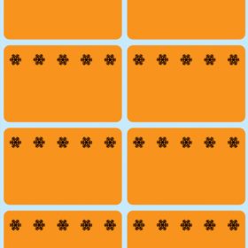HERMA Tiefkühletiketten 26x40mm 3774 orange 48 Stück