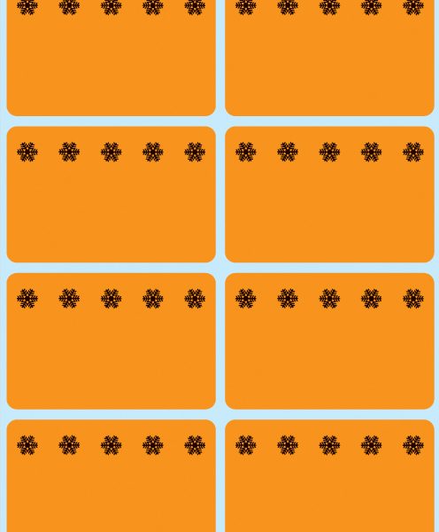 HERMA Tiefkühletiketten 26x40mm 3774 orange 48 Stück