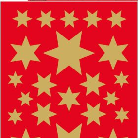 HERMA Sticker Sterne 3927 gold 81 Stück/3 Blatt