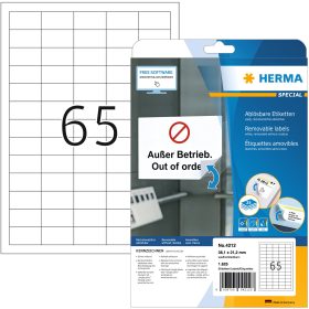 HERMA Etiketten Special 38×21,2mm 4212 Preis-Etiketten 1625 Stück