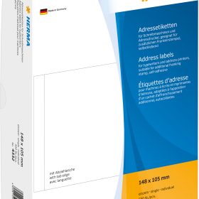 HERMA Adress-Etiketten 148x105mm 4332 weiss, non-perm. 500 Stück