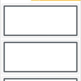 HERMA Heftschilder 36×82mm 5711 Rand grau, liniert 18 Stück