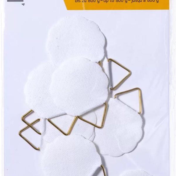 HERMA Bildaufhänger 34.5mm 5752 Messing 10 Stück