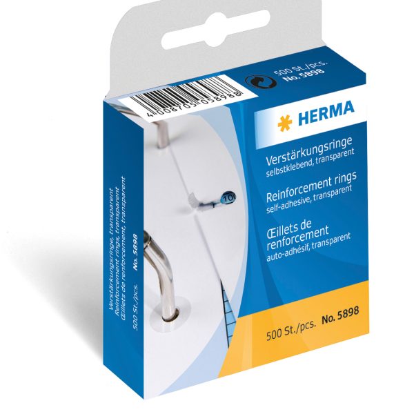 HERMA Verstärkungsringe 5898 transparent 500 Stück
