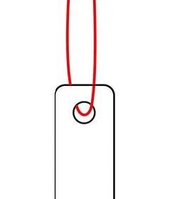HERMA Hänge-Etiketten 10×22mm 6919 weiss 1000 Stück