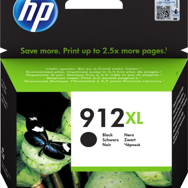 HP Tintenpatrone 912XL schwarz 3YL84AE OfficeJet 8010/8020 720 S.