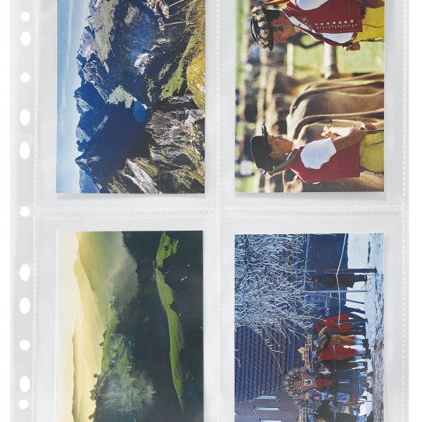 HWB Foto-Zeigetaschen 120my A4 03606.01 für Fotos 10x15cm 10 Stück