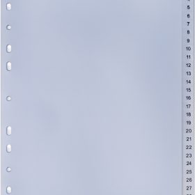 HWB Register PP A4 3604.49 transparent 1-31