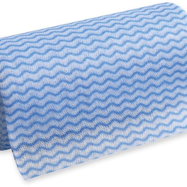 HYGOCLEAN Reinigungstuch 20x40cm 930 blau, weiss 1 Rolle/50 Blatt