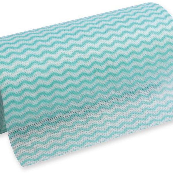 HYGOCLEAN Reinigungstuch 20x40cm 930.2 grün, weiss 1 Rolle/50 Blatt