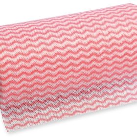 HYGOCLEAN Reinigungstuch 20x40cm 930.3 rot, weiss 1 Rolle/50 Blatt