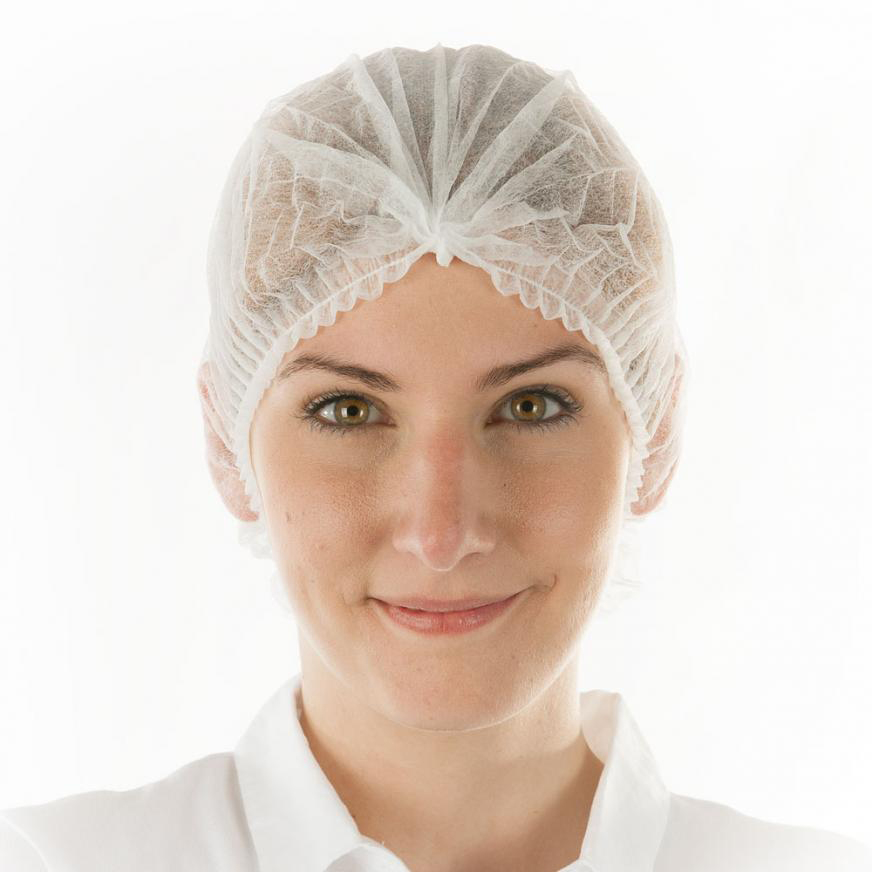 HYGOSTAR-7943-4015544121902 HYGOSTAR Klipphaube Light PP Vlies 50cm 7943 weiss PP Vlies 100 Stück – Hochwertig & günstig bei ShopDeca