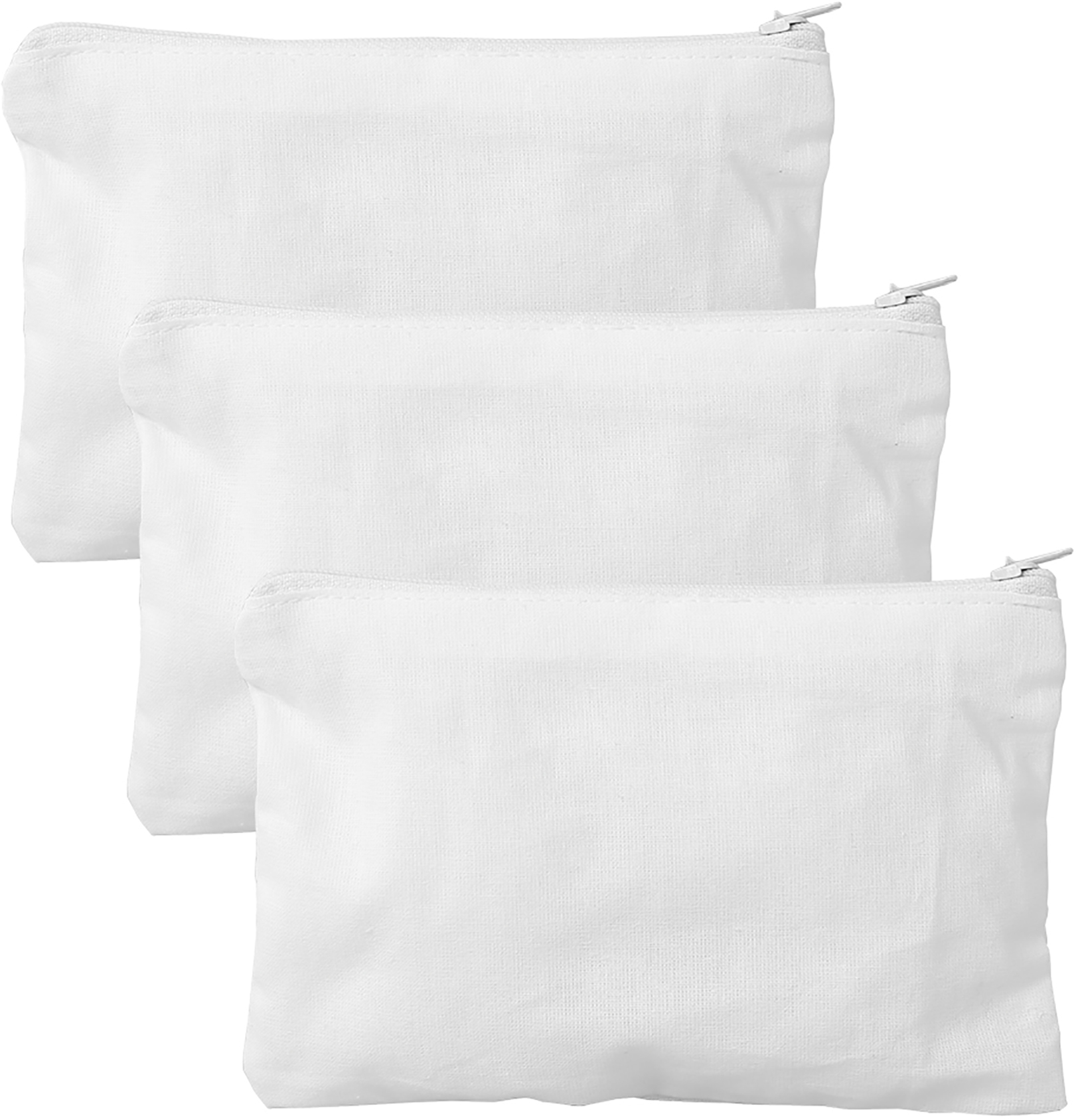 I-AM-CREATIVE-1212.83-7611983172320 I AM CREATIVE Nescessairebeutel 18x12cm 1212.83 weiss 3 Stück – Bild 1