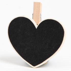 I AM CREATIVE Blackboard Clips 1301.24 Herz, 4 Stück