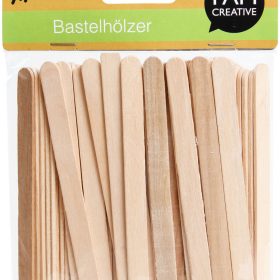I AM CREATIVE Bastelhölzer 1302 natur, 110x11mm, 72 Stück