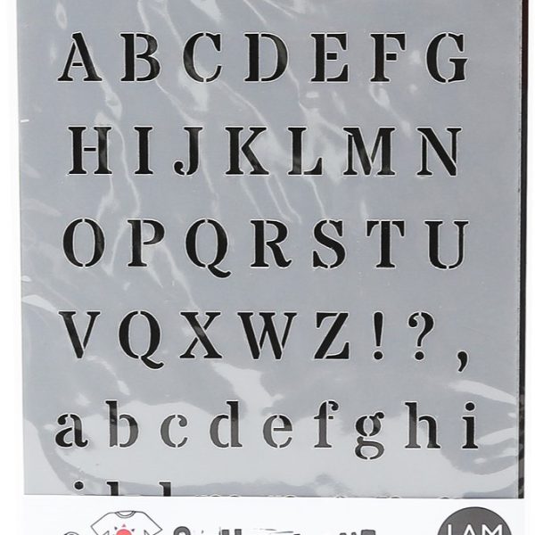 I AM CREATIVE Schablone Alphabet A5 2000.56