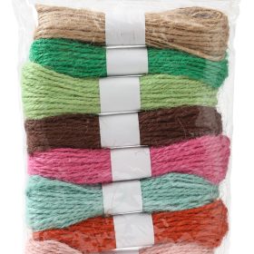I AM CREATIVE Jutebänder Mix 8m 2125.1 assortiert 10 Stück