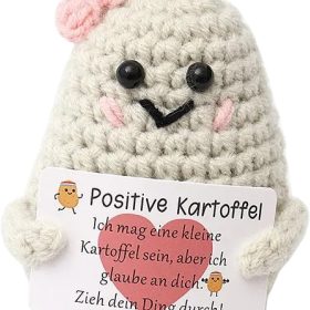 I AM CREATIVE Positive Potato Schlaufe 8cm 212748 beige