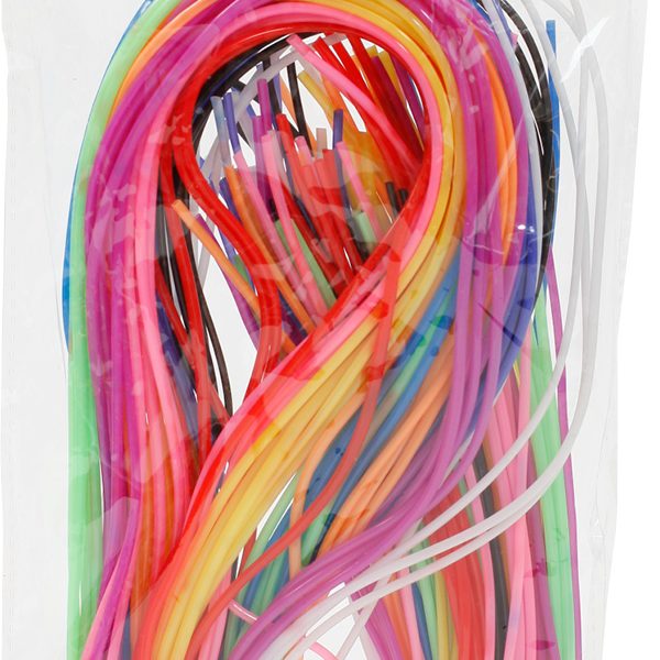 I AM CREATIVE Scoubidou Buntmix 2130.02 80cm, 50 Stück