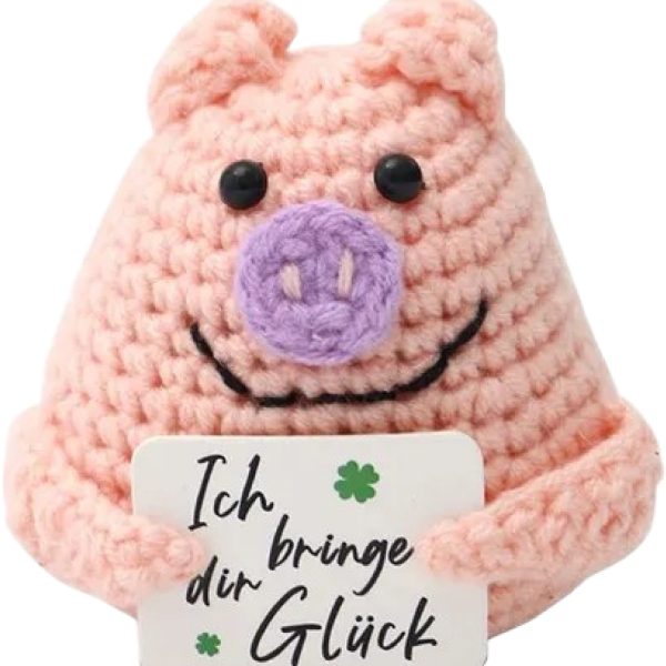 I AM CREATIVE Positive Pig 8cm 219092 rosa