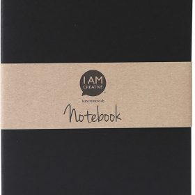 I AM CREATIVE Notizbuch A5 4005.08 schwarz 60 Seiten