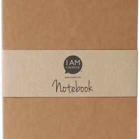 I AM CREATIVE Notizbuch A5 4005.09 natur 60 Seiten
