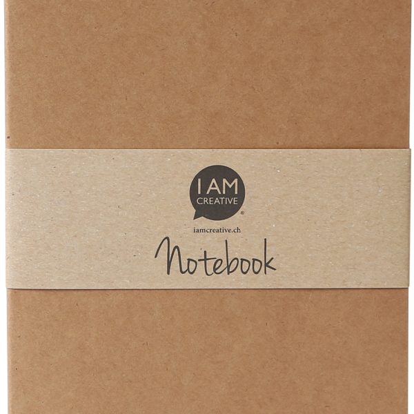 I AM CREATIVE Notizbuch A5 4005.09 natur 60 Seiten