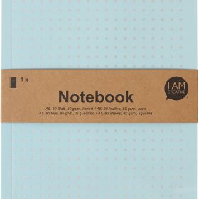 I AM CREATIVE Notizbuch A5 4005.13 hellblau 80 Seiten