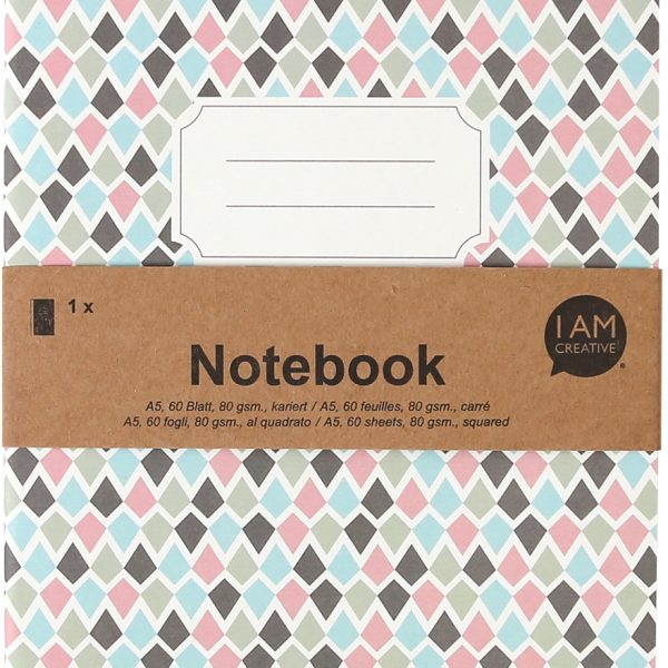 I AM CREATIVE Notizbuch A5 4005.17 bunt 60 Seiten
