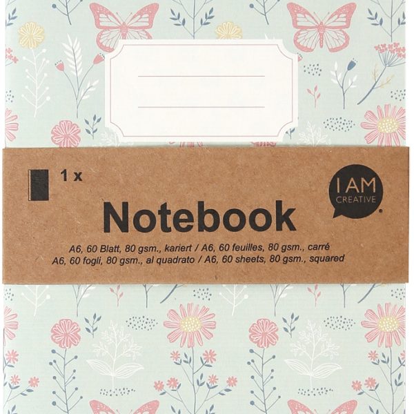 I AM CREATIVE Notizbuch A6 4005.42 grün 60 Seiten