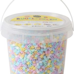I AM CREATIVE Bügelperlen 4012.23 Pastell Mix 5000 Stück